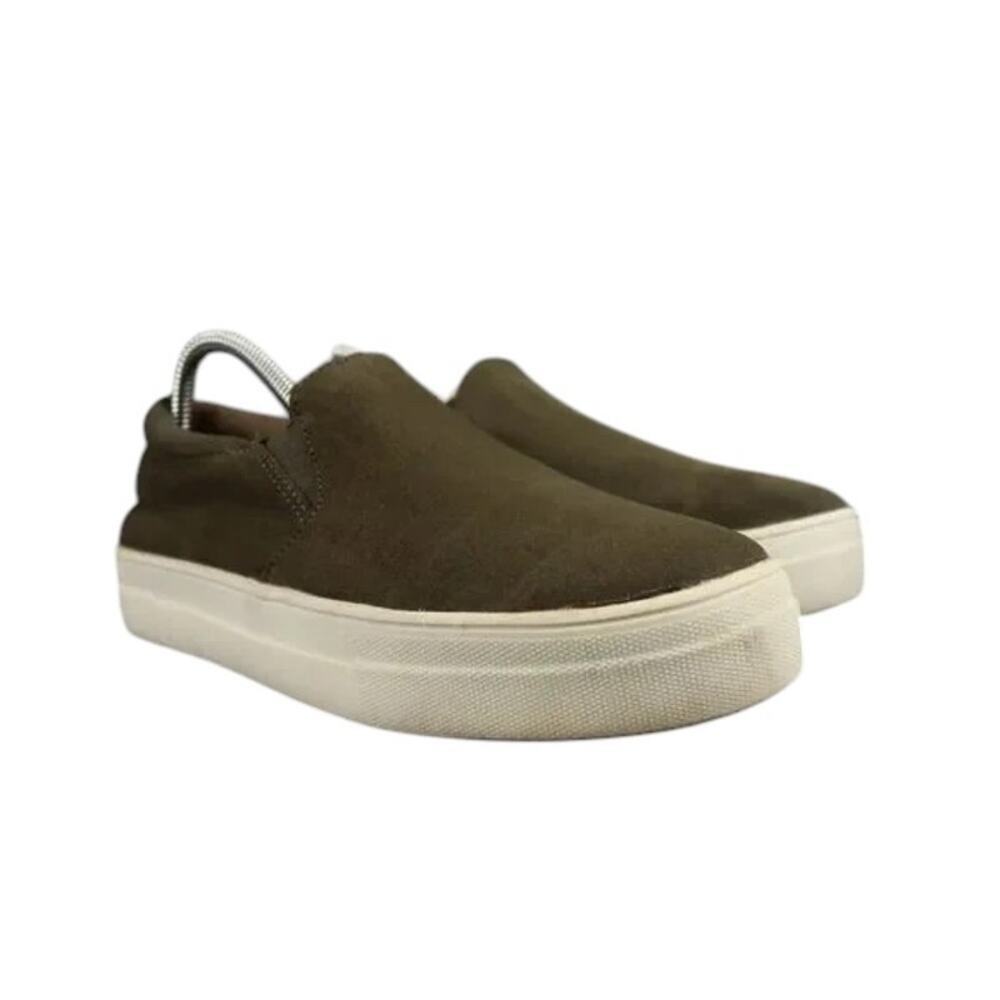 Brash Shoes Womens 7 Sneakers Slip On Platform Casual Fashion Green Lifestyle